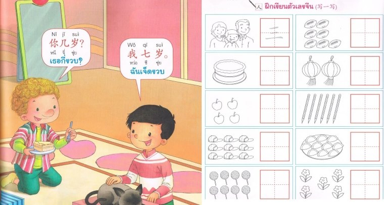 เรียนจีนแสนสนุก ฉบับเด็กประถม เล่ม 1